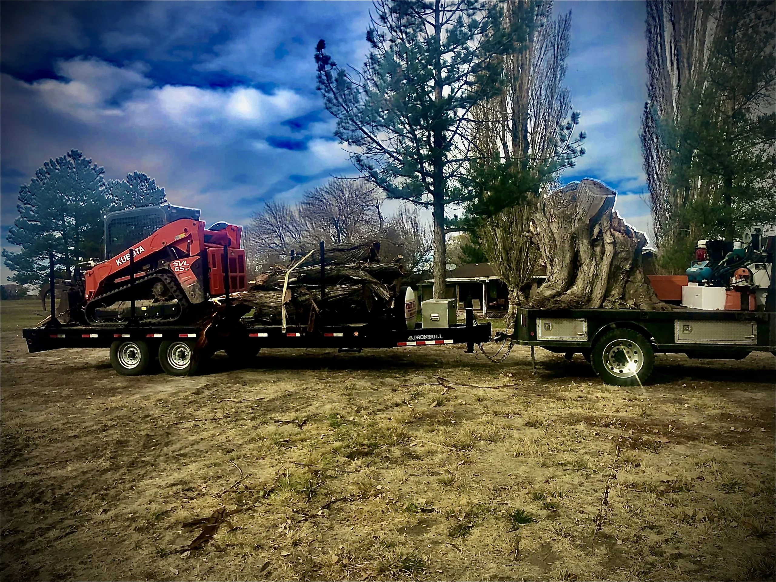 Ivester Tree | Tooele Utah | Epic Clouds and Tree Stump