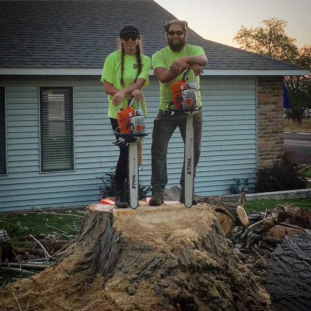 Ivester Tree | Tooele Utah | Standing on Tree Stump
